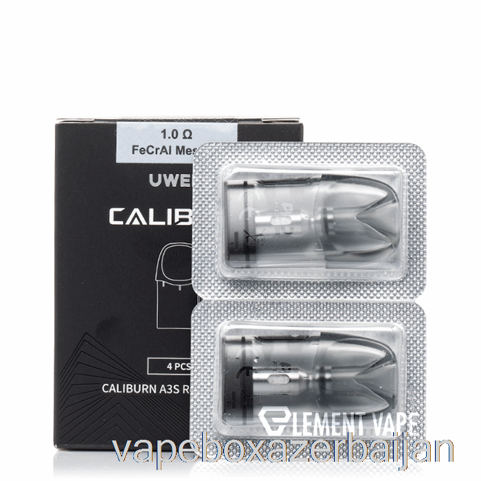 E-Juice Vape Uwell Caliburn A3S Replacement Pods 1.0ohm Pods